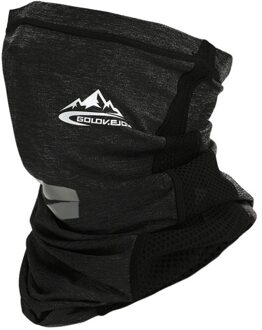 Mannen Vrouwen Hoofd Gezicht Hals Zonnescherm Fiets Hoofdbanden Kraag Gaiter Tube Bandana Sjaal Sport Hoofddeksels Outdoor Wandelen Camping Mode donker grijs