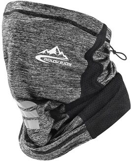 Mannen Vrouwen Hoofd Gezicht Hals Zonnescherm Fiets Hoofdbanden Kraag Gaiter Tube Bandana Sjaal Sport Hoofddeksels Outdoor Wandelen Camping Mode grijs