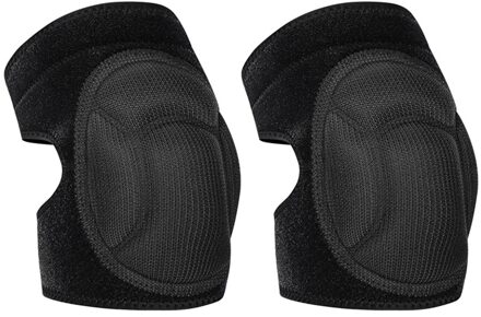 Mannen Vrouwen Huis Werk Ademend Anti Collision Brace Outdoor Sport Verstelbare Riem Voetbal Kniebeschermers Beschermende Kleding zwart S