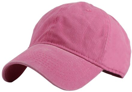 Mannen Vrouwen Klassieke Stijl Baseball Cap Alle Katoen Gemaakt Verstelbare Mannen Vrouwen Lage Hoed Casual Effen Kleur Baseball Cap Hip hop Caps roze