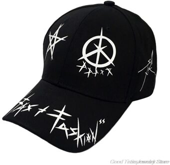 Mannen Vrouwen Koreaanse Harajuku Hip Hop Baseball Cap Kleur Blok Graffiti Letters Gedrukt Zonnebrandcrème Verstelbare Trucker Hoed A28 21 -B
