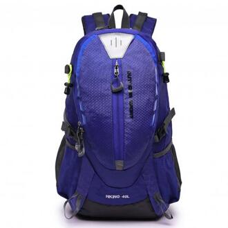 Mannen Vrouwen Leisure Rits Rugzak Draagbare Outdoor Wandelen Reizen Dagrugzak Bag Jogging Running Marathon-Klimmen Fietsen Blauw