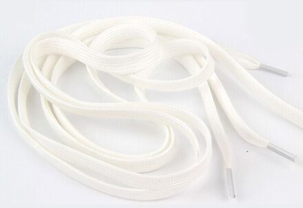 Mannen Vrouwen Lichtgevende Schoenveter Glowing Led Fluorescerende Schoenveters Casual Sportschoenen Strings Veters Voor Sneakers 1 Paar Unisex wit