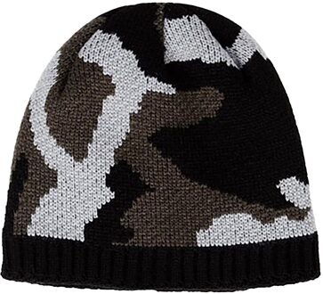 Mannen Vrouwen Mode Warme Winter Hoed Gebreide Vrouw Mutsen Hoed Korte Geribbelde Meloen Hoed Unisex Winter Leisure Accessoires zwart