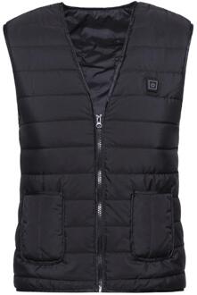 Mannen Vrouwen Outdoor USB Infrarood Verwarming Vest Flexibele Elektrische Thermische Winter Warme Jas Kleding Voor Sport Wandelen Rijden Vest Vest XL