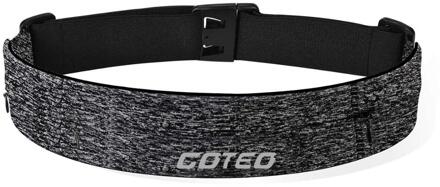 Mannen Vrouwen Professionele Running Heuptas Jogging Gym Trail Fietsen Sport Riem Onzichtbare Mobiele Telefoon Portemonnee Buik Fanny Pack grijze kleur