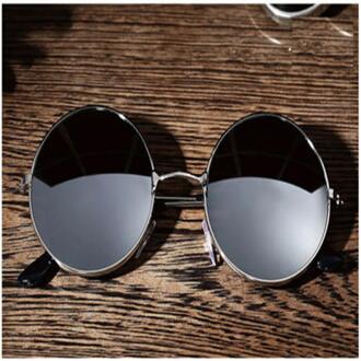 Mannen Vrouwen Retro Ronde Mirrored Zonnebril Driver Bril Brillen Outdoor Sport Bril Bril Auto Accessoires