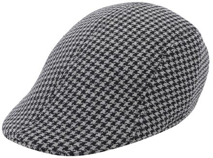 Mannen Vrouwen Soft Houndstooth Retro Hoeden Casul Ademend Winter Warm Comfort Baret # p2