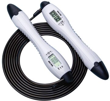 Mannen Vrouwen Unisex Lcd Digitale Display Skipping Jumping Touw Fitness Training Verstelbare Calorie Counter Kabel Workout Apparatuur BKW