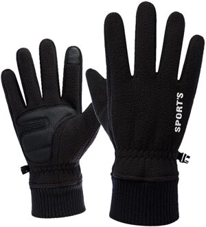 Mannen Vrouwen Winter Warm Winddicht Thermische Screen Handschoenen Wanten Telefingers Handschoenen Warm Motorcycle Winter Herfst Fiets Handschoenen #30
