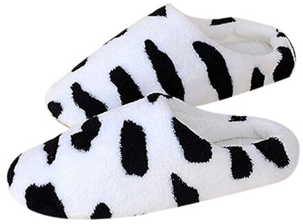 Mannen Vrouwen Zachte Warme Indoor Slippers Katoen Sandaal Huis Thuis Anti-slip Schoenen (Zwart) 9