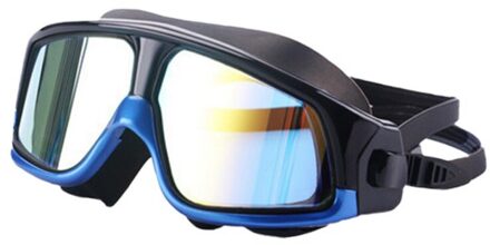 Mannen Vrouwen Zwembril Comfortabele Siliconen Groot Frame Zwemmen Bril Waterdicht Anti-Fog Uv Bescherming Zwemmen Masker # LB