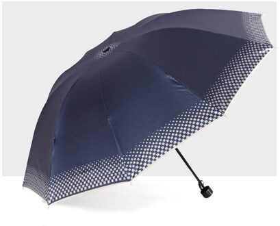 Mannen Winddicht Automatische Opvouwbare Paraplu Tien Bone Luxe Grote Zakelijke Auto Paraplu Mannen En Vrouwen Regendicht Reizen Paraplu marine