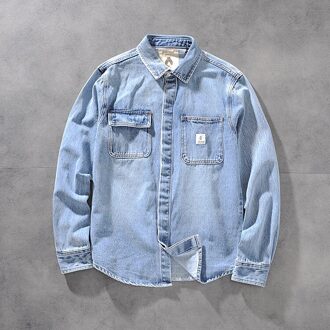 Mannen Winter Mannen 5018 Denim Shirt licht blauw / S