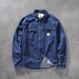Mannen Winter Mannen 5018 Denim Shirt marine blauw / L