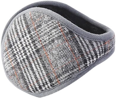 Mannen Winter Warm Oorbeschermers Pluche Oorbeschermers Leer Warme Oorbeschermers Ademend, Comfortabel En Zacht WH