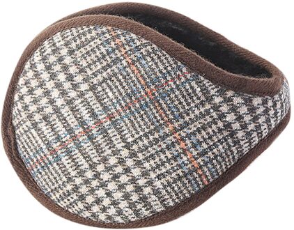 Mannen Winter Warm Oorbeschermers Pluche Oorbeschermers Leer Warme Oorbeschermers Ademend, Comfortabel En Zacht