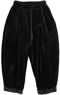 Mannen Yamamoto, Donker Wind Broek, Mannen Kwart-Lengte Broek, Fluweel, Warm, loszittende Haren Slipje