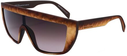 Mannen Zonnebril 122/0/140 mm Acetaat Bruin - One Size