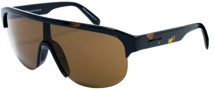 Mannen Zonnebril 135/0/140 mm Acetaat Bruin - One Size