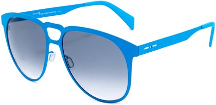 Mannen Zonnebril 55/15/145 mm Metaal Blauw