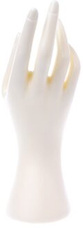 Mannequin Hand Vinger Handschoen Ring Armband Sieraden Display Standhouder wit