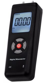 Manometer Digitale Draagbare Handheld Air Vacuüm Gas Manometer Meter Met Achtergrondverlichting 11 Eenheden +/-13.78KPa +/ -2PSI