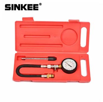 Manometer Flex Slang Compressie Tester Kegel Adapter 14Mm 18Mm W/Case