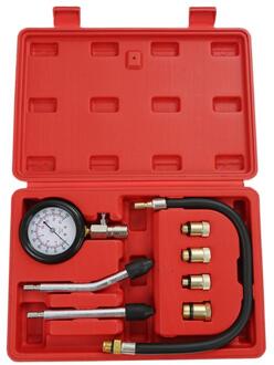 Manometer Tester Auto Diagnostic Tools Auto Druk Tester Benzine Gas Motor Cilinder Lekkage Tester Kit Auto Accessoires