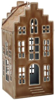 mansion atmosphere Decohanger huis bruin 4,5x11cm