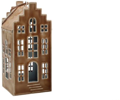 mansion atmosphere Decohanger huis bruin 6x14,5cm