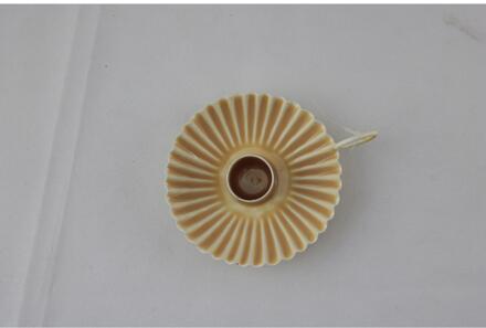 mansion atmosphere Kandelaar beige 11x9x3cm bruin