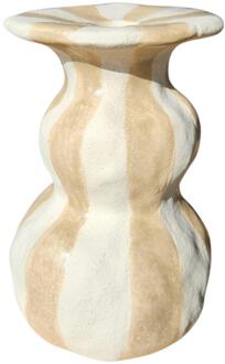 mansion atmosphere Kandelaar Larisa crème/wit 10,4xH16cm beige