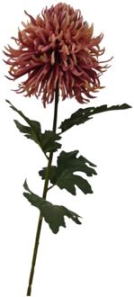 mansion atmosphere Kunstbloem Chrysant oranje 91x18x18cm