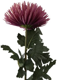mansion atmosphere Kunstbloem Chrysant roze 91x19x19cm
