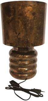 mansion atmosphere Tafellamp Evi koper 25,5x25,5x43cm