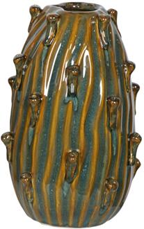 mansion atmosphere Vaas Dimphy keramiek groen 15x22cm