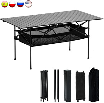Manstool Outdoor Camping Table Aluminum Alloy Desk BBQ Foldable Tables Ultralight Picnic Table Folding Outdoor Desk Camping Gear