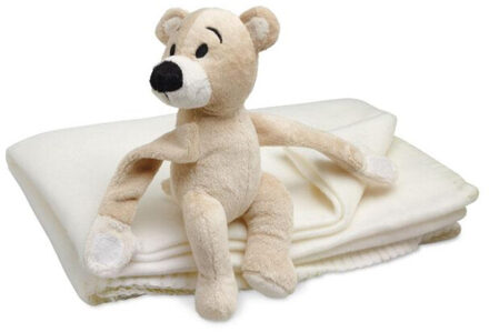 Manta fleece deken Wit - One size