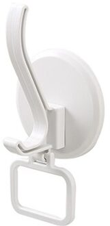 Mantel Haak Achter De Deur Zonder Ponsen Naadloze Haak Creatieve Badkamer Keuken Huishoudelijke Opslag Haak wit