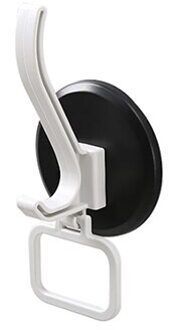 Mantel Haak Achter De Deur Zonder Ponsen Naadloze Haak Creatieve Badkamer Keuken Huishoudelijke Opslag Haak zwart