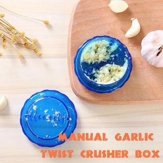 Manual Garlic Twist Crusher Box Garlic Presses Food Chopper Fruit Slicer Manual Mashed Manually Processor Garlic Twist Crusher
