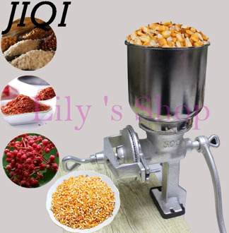 Manual Nut Crusher Food Corn Hand-Cranked Grinding Machine Herb Spice Flour Grinder Burr Mill Grain Sesame Powder Pulverizer