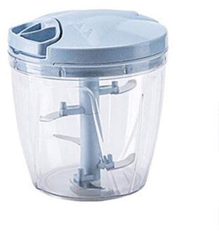 Manual Vleesmolen Hand-Power Plantaardig Voedsel Chopper Fruit Noten Grinder Blauw / L