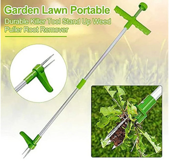 Manual Weeder Portable Stand Up Weed Puller Weed Remover Killer Tool Claw Weeder Outdoor Garden Lawn Weed Puller Root Remover