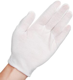 Manywhite Labor Katoenen Handschoenen Voor Sieraden Waardering Huishoudelijke Reiniging Tuinieren Etiquetteprotectivegloves medium thick-12