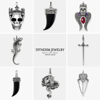 Maori Tooth Pendants, 2018 New Fashion Jewelry 925 Sterling Silver Ethnic Punk Gift For Women Men Boy Girls Fit Necklace