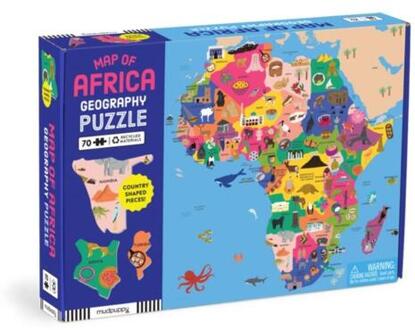 Map Of Africa 70 Piece Geography Puzzle -  Mudpuppy (ISBN: 9780735376731)