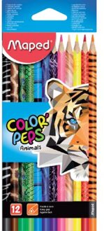 Maped Kleurpotloden Maped doos 12stuks assorti