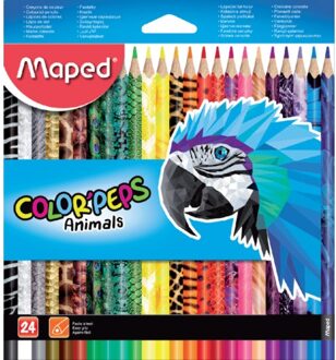 Maped Kleurpotloden Maped doos 24stuks assorti